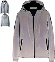 [Generic] Chromashift Reflective Windbreaker, Windproof Spring Reflective Night Runs Jackets for Men, Daily Wear, Rides, Color-Shifting