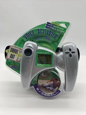 Electronic Handheld Shout Out Baseball LCD Toy Game Manley Quest Toy