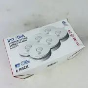 Innolink Innolink Photoelectric Smoke Detector Battery, 6-Packs