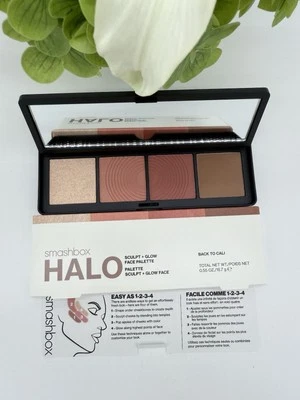 Smashbox Halo Sculpt Glow Palette Contour Blush Highlighter - Back To Cali