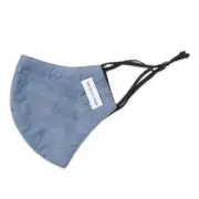 The Good Brand Denim Single Cotton Reusable Breathable Face Mask w/ PM2.5 Filter