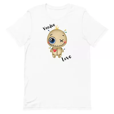 Unisex Voodoo Love T-Shirt, Voodoo Doll Graphic Tee, Halloween Shirt