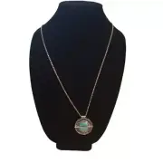 Adobe Adornment Turquoise Necklace & Earrings Paparazzi New