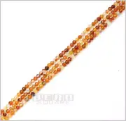 15" Multi Carnelian Faceted Round Beads 3mm #12013