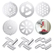 55mm Meat Grinder Mincer Hole Plate Shredder Disc Blade Stainless Steel
