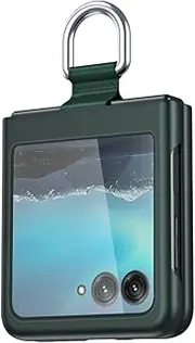 Back Case Cover Slim Case Compatible with Motorola Razr 40 Ultra,Flip Case with Rin,Hard PC Drop Protection Shockproof Protective Cover Compatible with Motorola Razr 40 Ultra Protective Case ( Color :