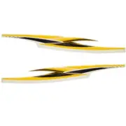 Chaparral Boat Graphic Decal Sticker Set | 77 1/2 x 7 Inch Yellow (Set of 2)