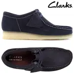 CLARKS ORIGINALS WALLABEE 海軍藍墨水絨面革男鞋