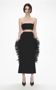 [Maticevski] Anime Tassel Pencil Skirt