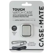 Case-Mate Tough Watch Case for Apple Watch Series 4-6/SE (40mm/S) - Clear/Black