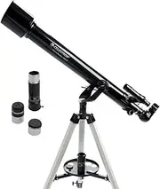 [Celestron] 60mm PowerSeeker Astronomical Telescope, Black (21041)