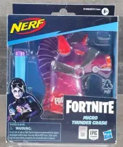 Nerf MicroShots Fortnite Micro Thunder Crash Blaster w/ 2 Nerf Darts Brand New