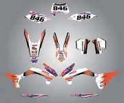Full Custom Graphic Kit -AUSSIE PRIDE - KTM EXC - 2014 + decal kit / stickers