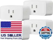 Smart Wi-Fi Plug 4-Pack, Works with Alexa, No Hub Required, 2.4 GHz, White