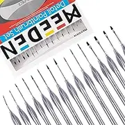 MEEDEN Micro Detail Paint Brush Set,15 Tiny Professional Miniature Fine Detail Brushes Detailing Paint Kit for Acrylic, Watercolour, Oil - Models, Airplane Kits, Nail Painting