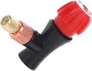 SWOOMEY 16g Tire Inflator Valve Head 3/8-24 Thread Universal American/French Adapter Bike Tire Pump Co2 Inflator Head for Road Mountain Bikes