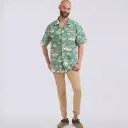 TailorFit Men's Open Collar Shirt Pattern - Sizes AA 34-42