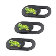 3 Pack Laptop Web Camera Cover Ultra Thin (0.027in) Webcam Cover Slide Turtle