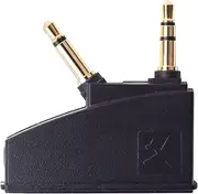 Headphone Airline Adapter,Airplane Audio Stereo Jack Plugs for Bose QuietComfort 2 QC3 QC15 QC25 QC35 SoundLink AE2 AE2W and More Headset 3.5mm Golden Plated Jack Plugs