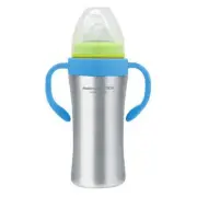Mabo Love Stainless Steel Baby Bottle - 200ml - Red