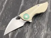 Twosun Mini Folding Knife 14C28N Resin Handle Micro Pocket Knife TS314-14C28N