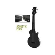 Enya Nova U Carbon Concert Ukulele - Black - includes pickup