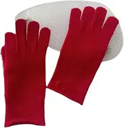 [JINZIJINYU] Ladies Knit Gloves Winter Touch Screen Wool Gloves Five Finger Cycling Thickened Ski Gloves