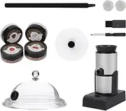 Cooking Smoker Tools Drink And Food Smoker Infuser Kit Portable Food Smoker Gun Accessories Kitchen Tool Household Molecular Gastronomy Cooking Steak Salmon Smoker Infuser