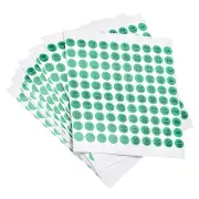 Round Number Stickers (10mm/0.39") 15Sheet Coated Paper Number 1-100 Self