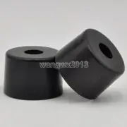 4pcs Speaker Shock Spike Foot Pad Isolation Floor Base Stand Rubber Pad Φ32x22mm
