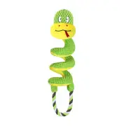 Squeaky Dog Toys for Large Dogs, Interactive Tug of War Puppy Toys with Pull