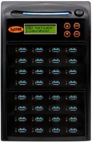 Systor 1:31 USB Duplicator & Sanitizer 6GB/Min - Flash Drive Cloner & Wiper