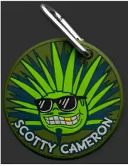 Scotty Cameron TCC Agave Man Rubber Putting Disc Green W/Carbiner NIP
