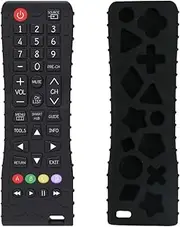 Silicone TV Remote Control Toy for Babies & Toddlers - Just Like Mum & Dad (Black)