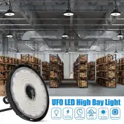 UFO LED High Bay Commercial Light Waterproof Fixture for Warehouse Garages 5000K