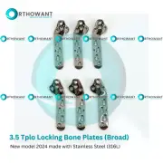 New 3.5mm TPLO Locking Plates Broad 6 Pcs Pre-contoured Voi Style By Orthowant
