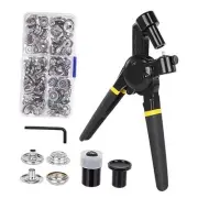 Heavy Duty Snap Fastener Tool, Upgraded Version Snap Button Tool Black-Yellow