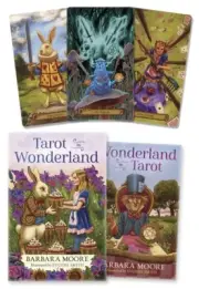TAROT IN WONDERLAND Oracle Kit Card Deck & Book Set alice pagan wicca