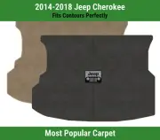 Lloyd Ultimat Cargo Carpet Mat for 2014-2018 Jeep Cherokee w/Jeep Grill Logo (for: Jeep)