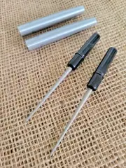 2 PACK Eze-Lap Shirt Pocket Diamond Sharpener Tapered Rod For Serrated Knives