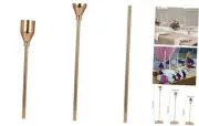 Candle Holders, Gold Taper Candlestick Holders in Different Size, 33/29/24cm
