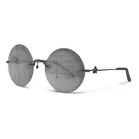 在飛比找松果購物優惠-『意大利珠寶』Siraya 太陽眼鏡 圓框 小臉 水銀鏡片 