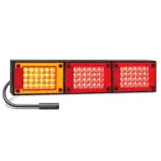 LED Autolamps Stop Tail Indicator Reflector Light with 6 Core Plug RHS