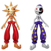 FNAF Sundrop Moondrop Figures Ornament Cartoon Figurine Minifigures Collectible Model Toys Set Decoration Gift B