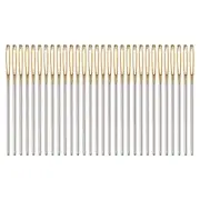 30Pcs Large Eye Blunt Needles 2.75" Tapestry Needle Yarn Sewing Needle Gold End