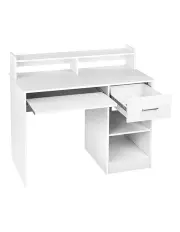 [Artiss] Computer Desk Shelf Drawer Cabinet 100CM in White