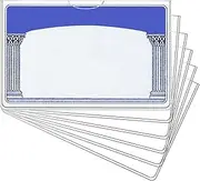 [Generic] Trading Card Sleeve - 10 Pack Pvc Card Protectors, Slim Impophobic Sleeves | Social Security Card Holder For Wallet, Durable Clear Covers For Teens, Men