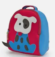 Chemical Free Kids Insulated Backpack, Dog theme ECO FRIENDLY Inside mesh