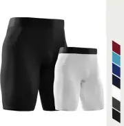 Fashion Mens Compression Boxer Shorts Base Layers Sports Briefs Skin Gym Pants