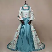 Women Vintage Medieval Victorian Dress Renaissance Ball Gowns Dresses Costume